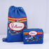 Personalized Drawstring Bag with Box Pouch Combo for Kids